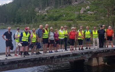 Fra Åmli til ØY 25. juni 2024 på nedlagt jernbane – En fantastisk elsykkeltur! 